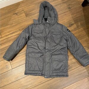 Calvin Klein Kids Grey Hooded Jacket